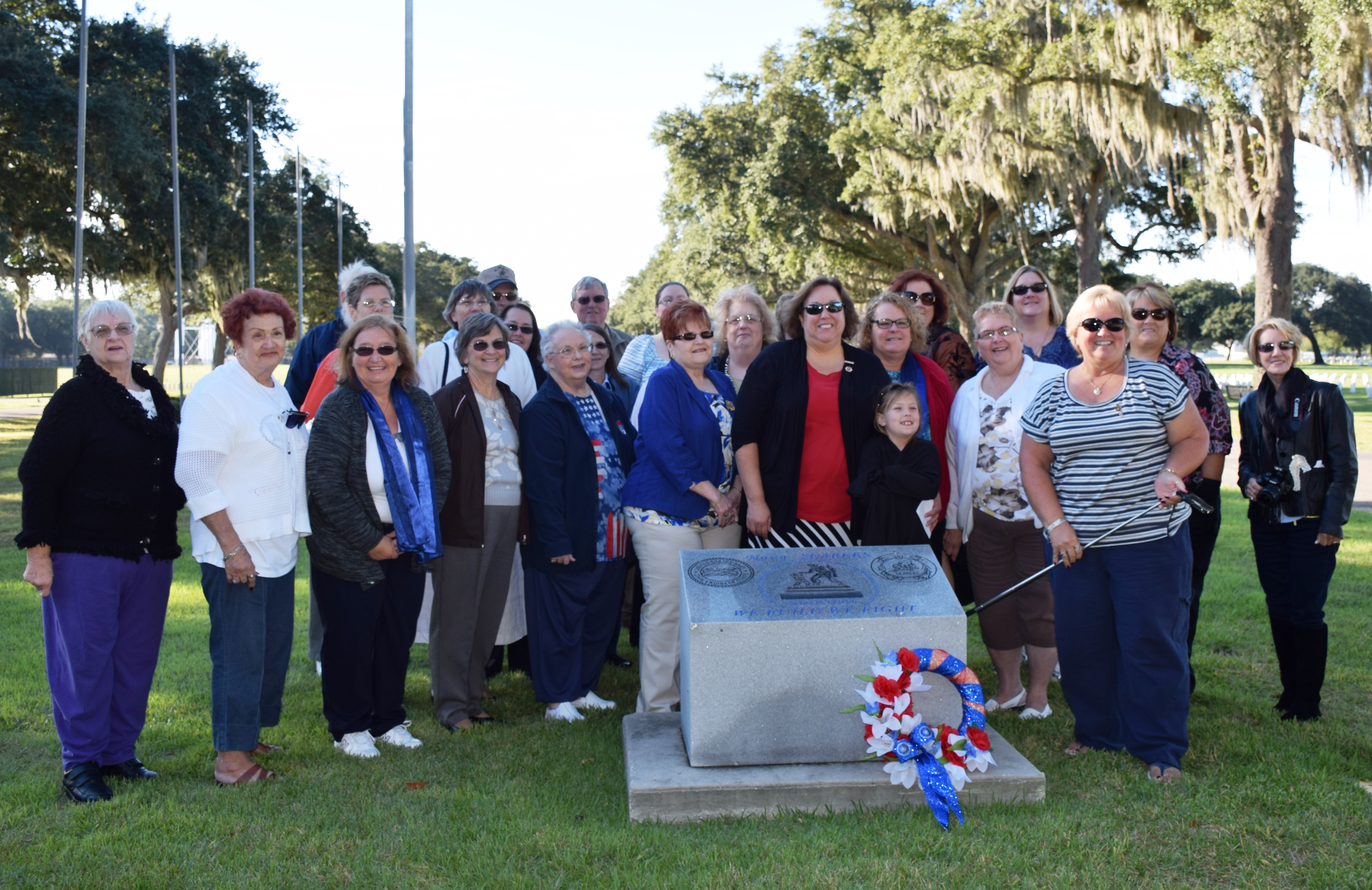 2015 National Convention attendees @ the Seabees Memorial
