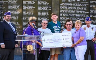 NWCA Daughters in Dixie #300 Attends Military Order of The Purple Heart (MOPH) Ceremony, Jacksonville, Florida, August 6, 2019.