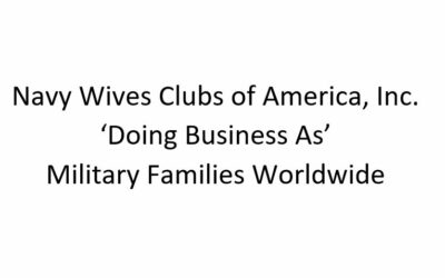 Navy Wives Clubs of America, Inc., “Doing Business As, Military Families Worldwide.”